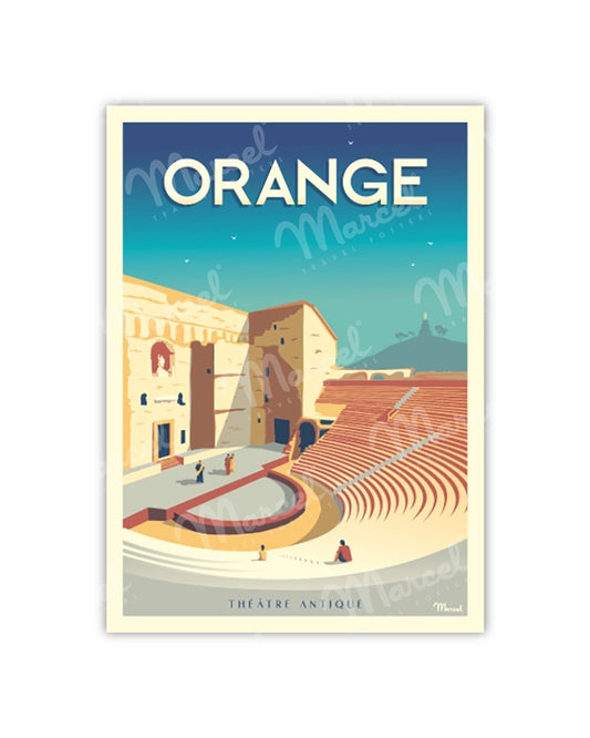 ORANGE Postcard "Ancient Theater"