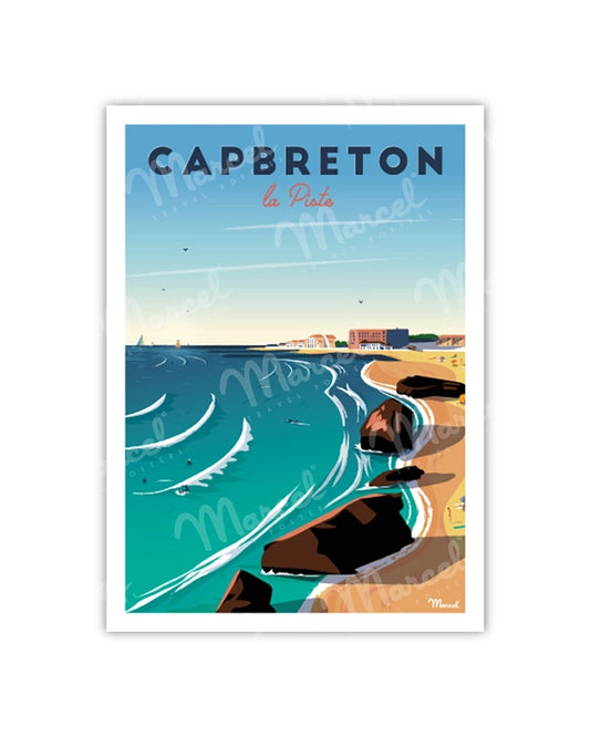CAPBRETON Postcard "The Track"