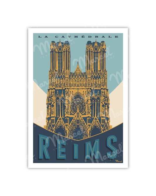 REIMS Postcard "The Cathedral"