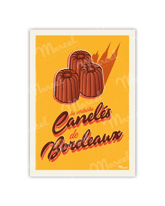 Postcard "Canelés from BORDEAUX"