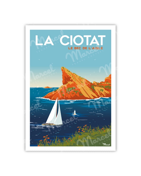 Postcard LA CIOTAT "The Eagle's Beak"