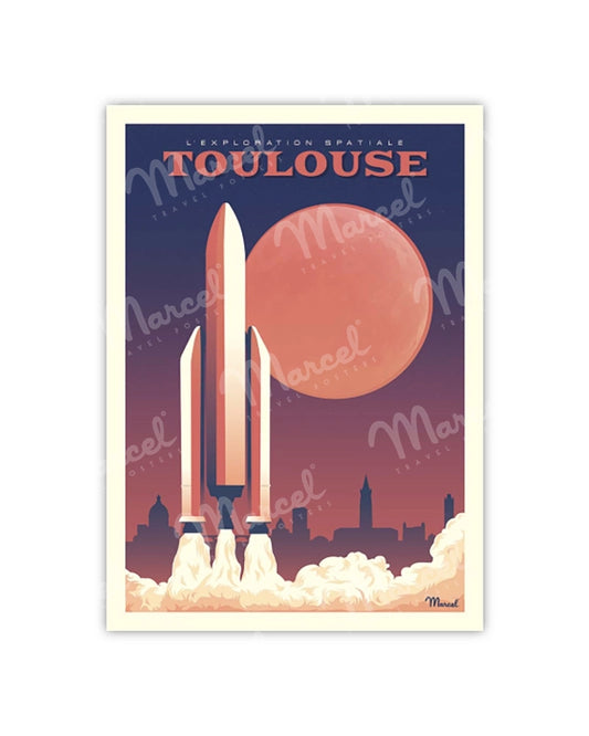 TOULOUSE Postcard "Space Exploration"