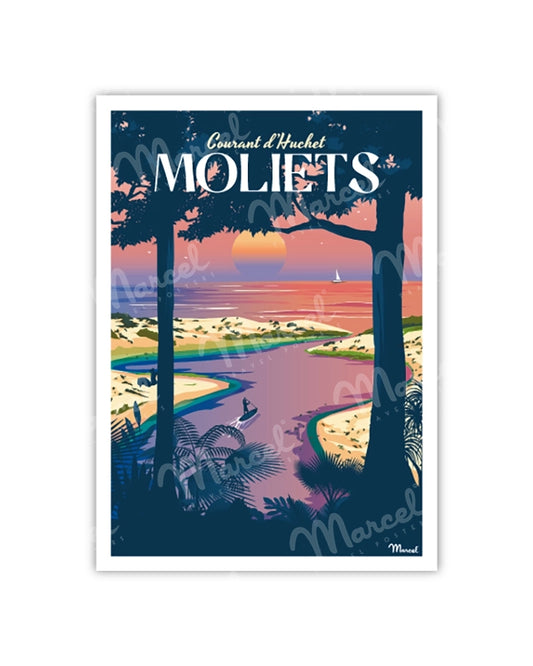MOLIETS Postcard "Huchet Current"
