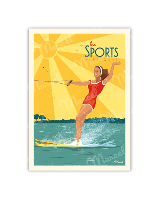 Postcard "Water Sports"