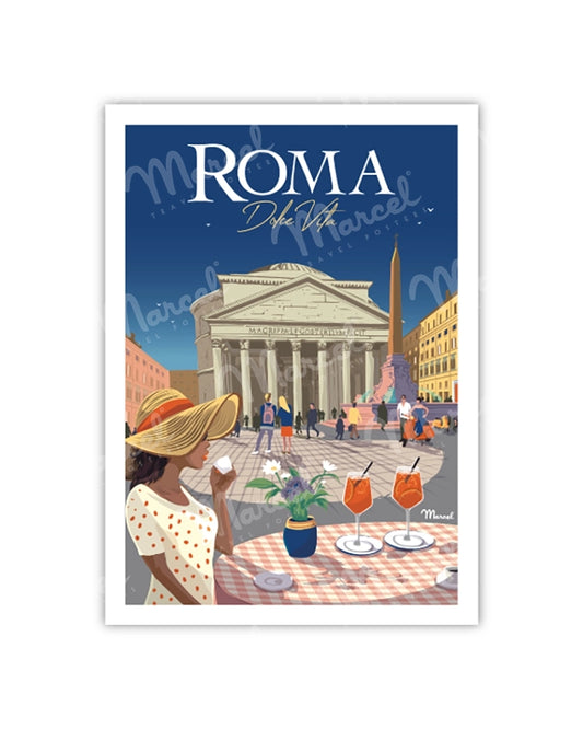 ROME Postcard “Dolce Vita”