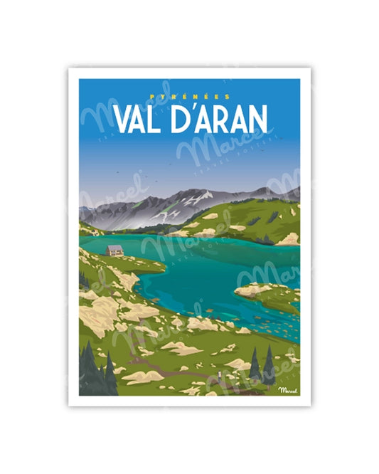 Postcard THE PYRENEES "Val d'Aran"
