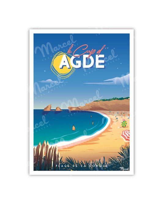 CAP D'AGDE Postcard