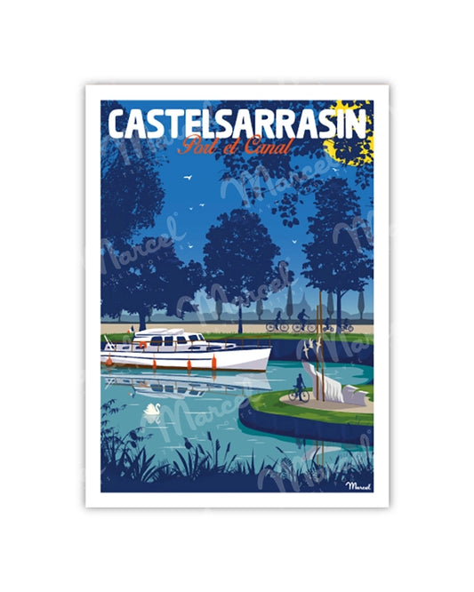 CASTELSARRASIN Postcard