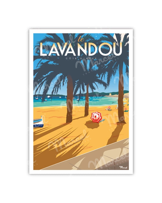 Postcard LE LAVANDOU