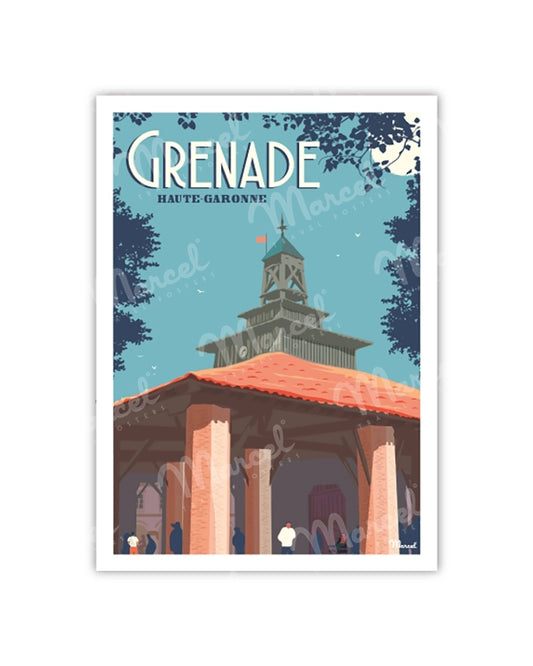 Postcard GRENADE "Haute-Garonne"