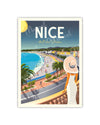 Carte Postale NICE "French Riviera"