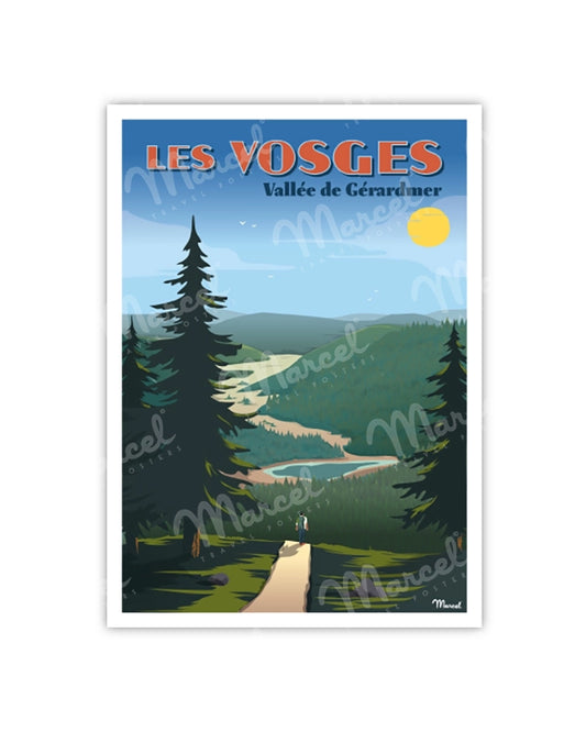 Postcard THE VOSGES "Gérardmer Valley"