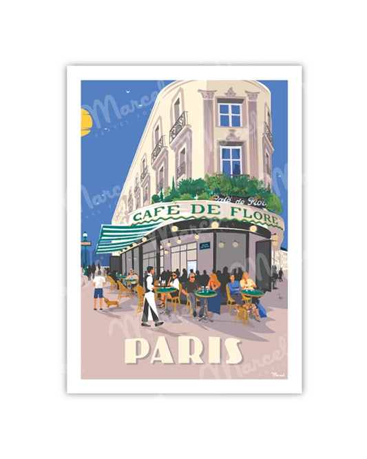 Postcard PARIS "Boulevard Saint-Germain"