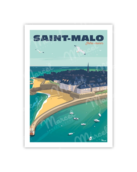 SAINT-MALO "Intra-Muros" Postcard