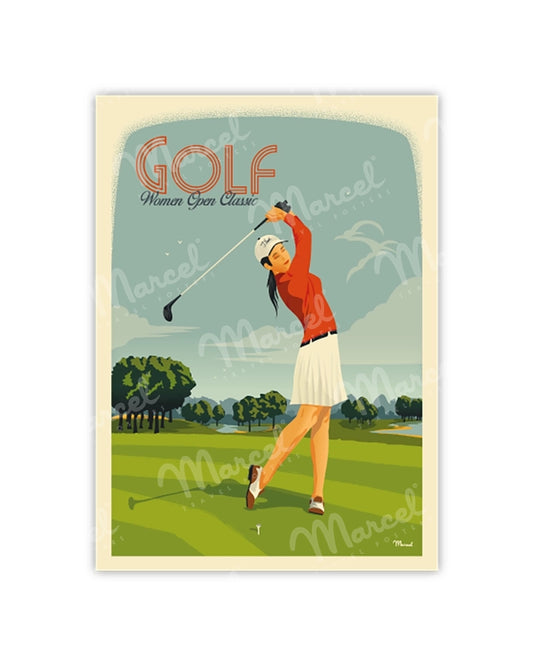 Postcard "Golf - Women Classic"