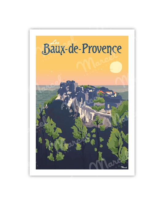 Postcard LES BAUX-DE-PROVENCE "The castle"