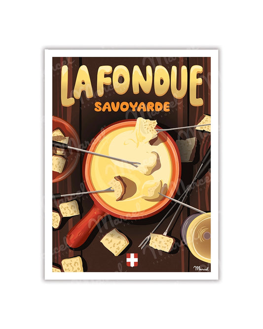 Postcard "Savoyard Fondue"