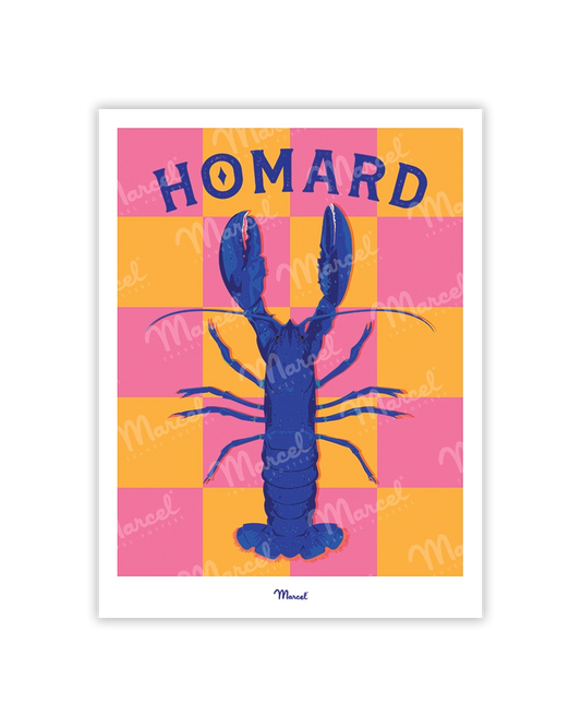 Travel Color "Lobster" Postcard