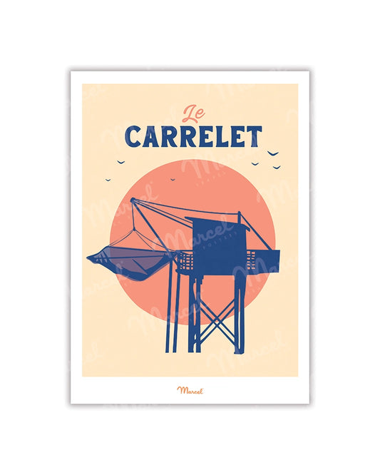 Travel Color Postcard "Le Carrelet"