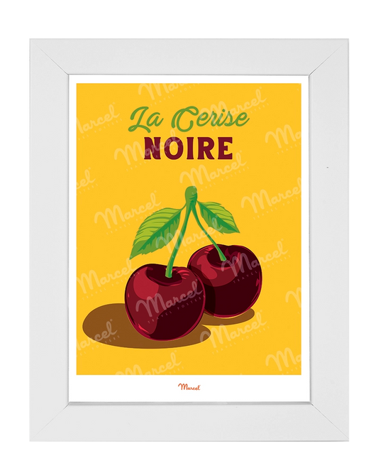 Travel Color Postcard "Black Cherry"