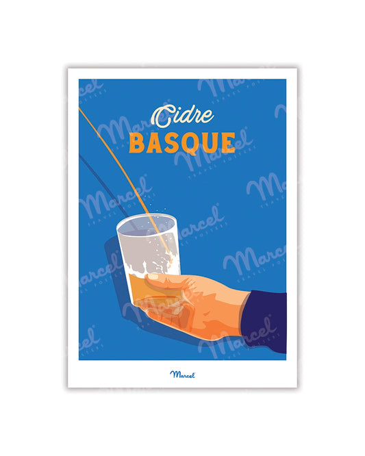 Travel Color postcard "Basque Cider"