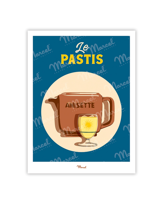 Travel Color postcard "Pastis"