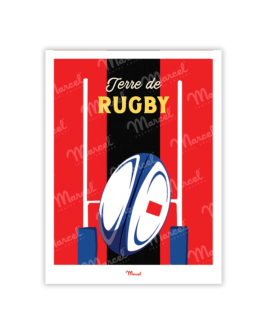 Travel Color postcard "Rugby"