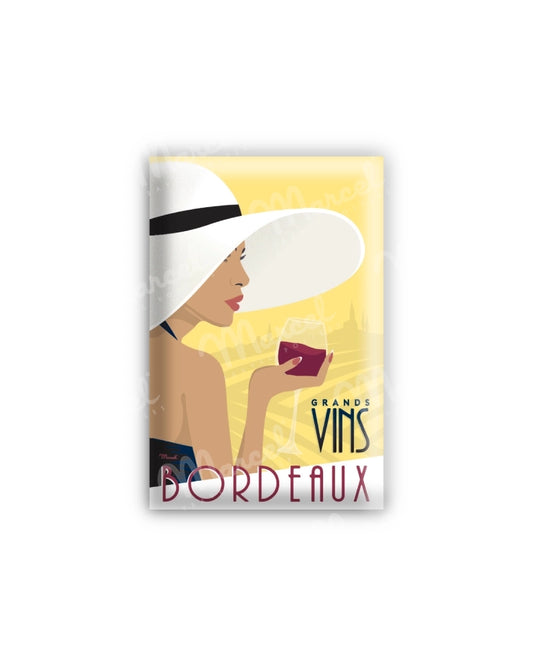 Magnet BORDEAUX "Vins de BORDEAUX"