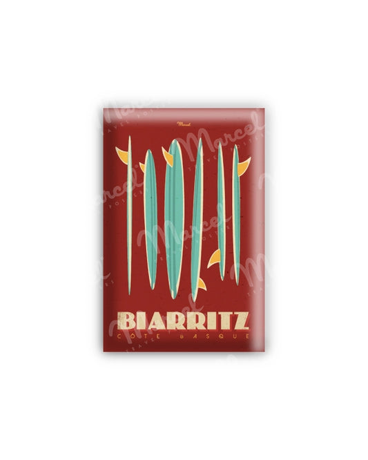 Magnet BIARRITZ "Surfboards"