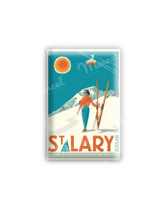 Magnet SAINT-LARY "60ème anniversaire"