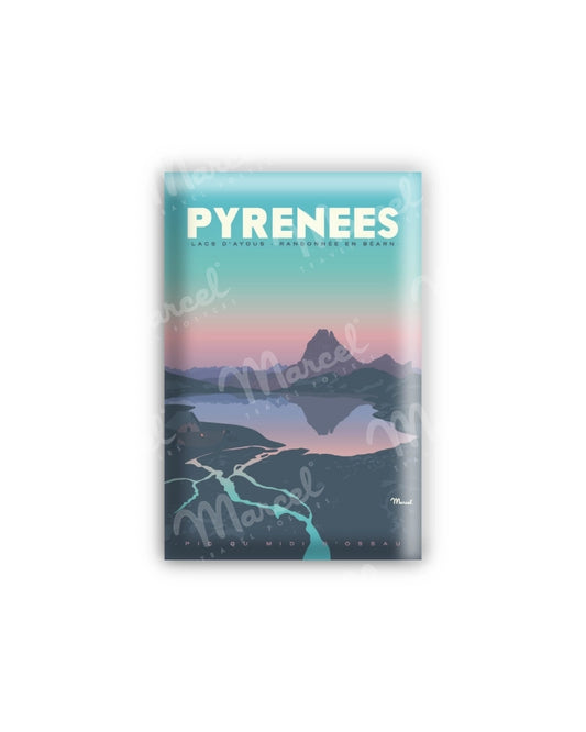 Magnet LES PYRÉNÉES " Lacs d'Ayous "