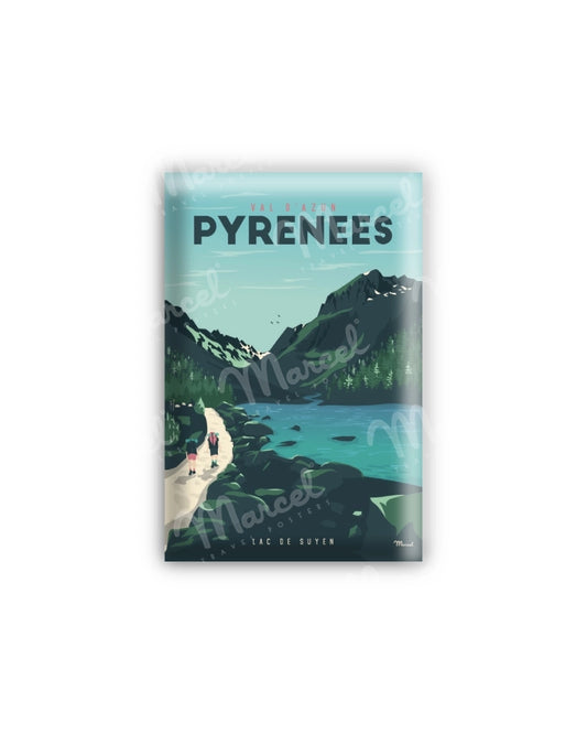 Magnet LES PYRÉNÉES "Val D’Azun"