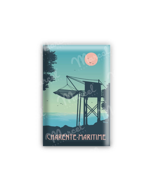 Magnet CHARENTE MARITIME "Le Carrelet"