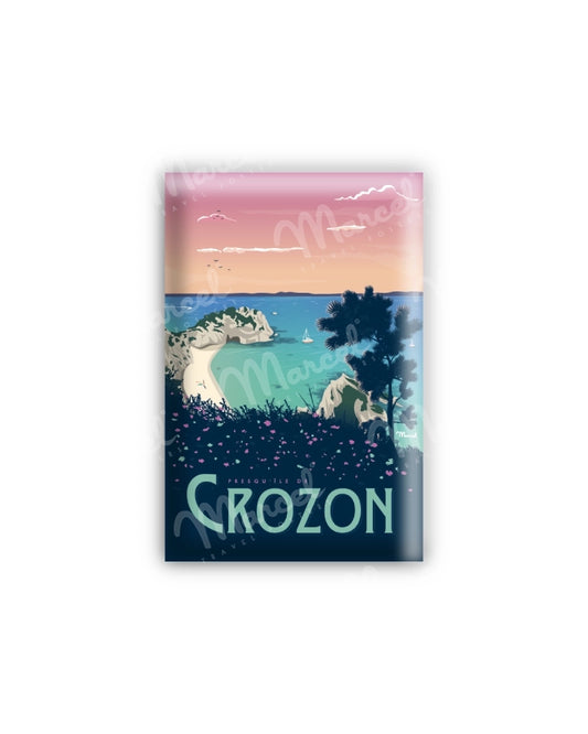 Magnet CROZON "Plage de l'Île Vierge"