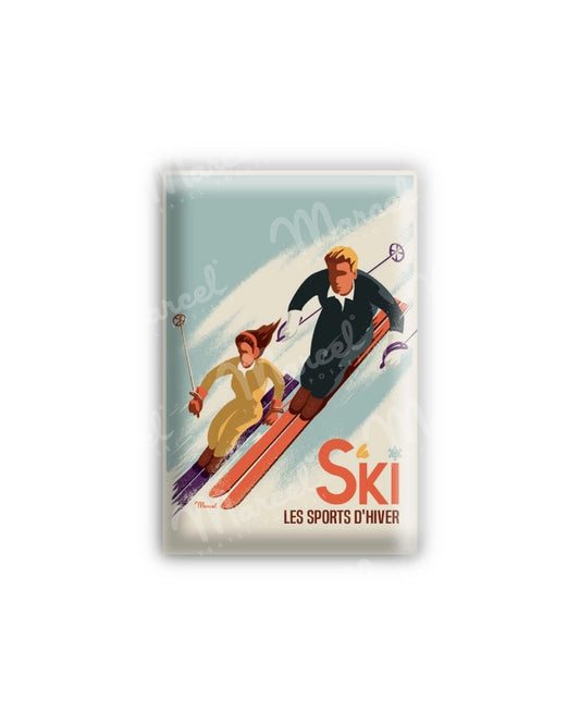Magnet "Les Skieurs"