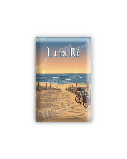 Magnet ÎLE DE RÉ "BOIS PLAGE"