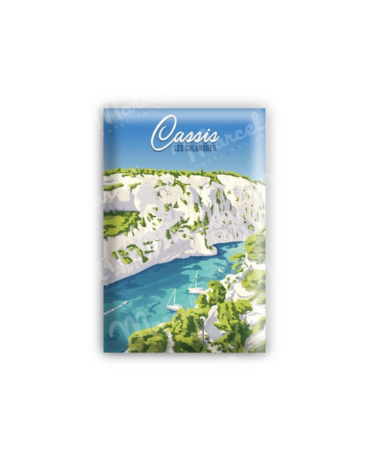 Magnet LES CALANQUES "De Cassis à Marseille"