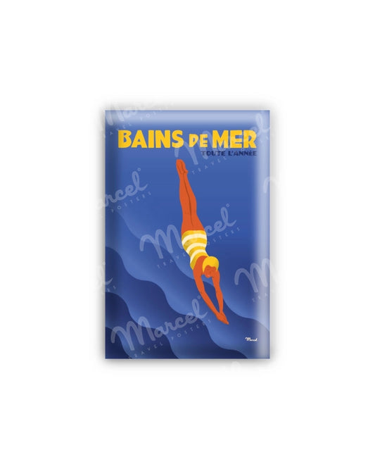 Magnet Bains de Mer "Indigo Pop"