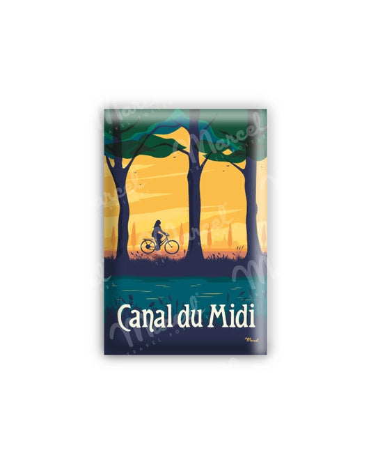 Magnet CANAL DU MIDI "Le Velo"