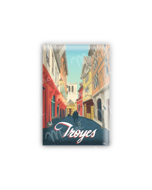 Magnet TROYES " Ruelle des chats "