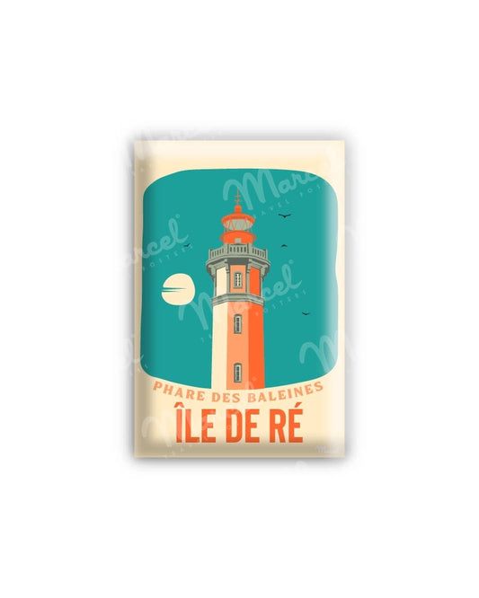 Magnet ÎLE DE RÉ ''Phare des Baleines''