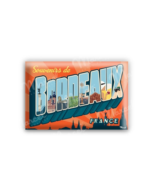 Magnet BORDEAUX "Greetings from"