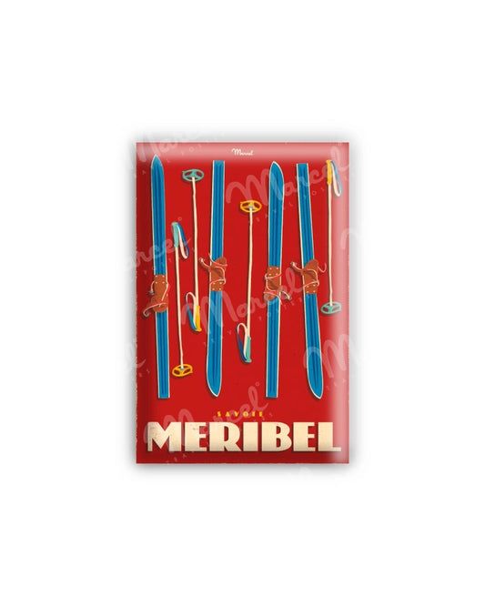 Magnet MERIBEL "Skis Set"