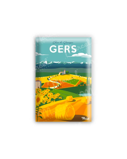 Magnet GERS "Coeur de Gascogne"