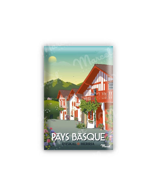 Magnet PAYS BASQUE "Village Basque"