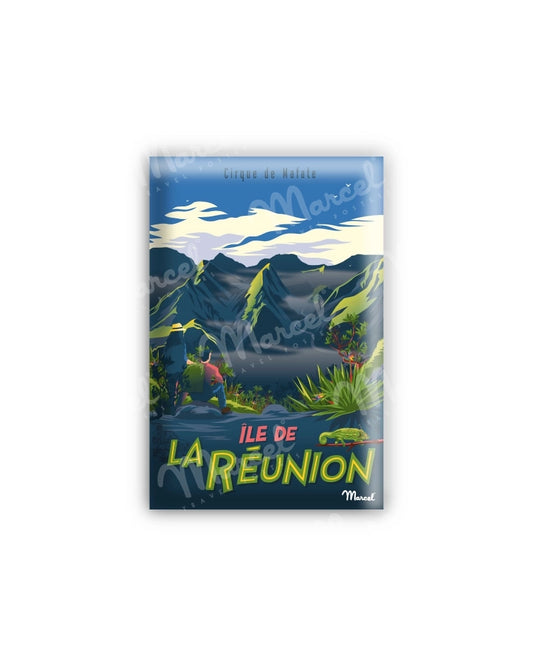 Magnet ÎLE DE LA RÉUNION "Cirque de Mafate"
