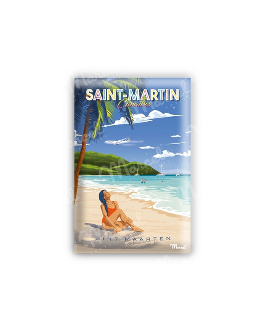 Magnet SAINT-MARTIN "Caraïbes"