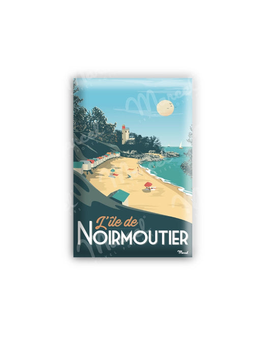 Magnet NOIRMOUTIER "Plage de l'Anse Rouge"