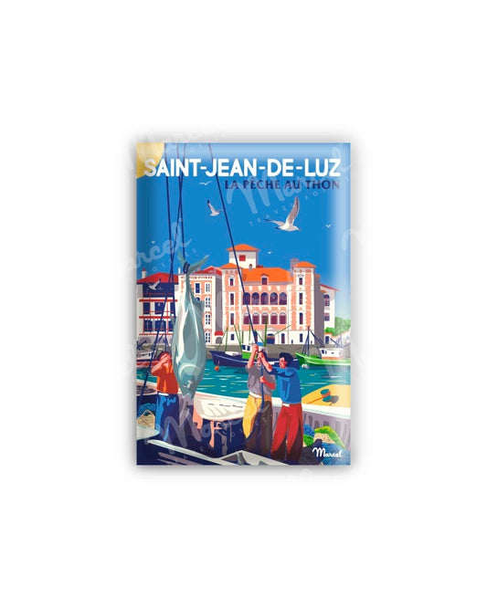 Magnet SAINT JEAN DE LUZ "La pêche au thon"