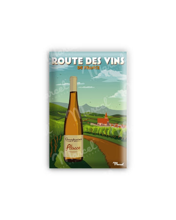 Magnet "La Route des Vins d'ALSACE"